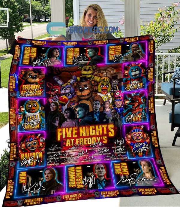 Five Nights At Freddy’s Fleece Blanket Quilt