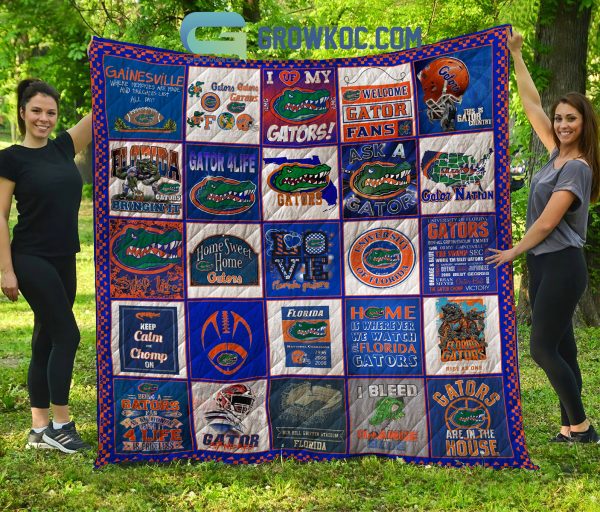 Florida Gators NCAA Collection Design Fleece Blanket Quilt