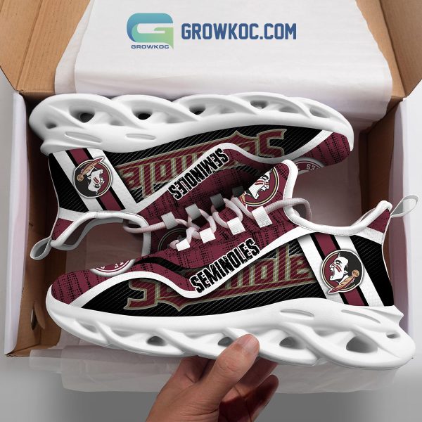 Florida State Seminoles NCAA Clunky Sneakers Max Soul Shoes