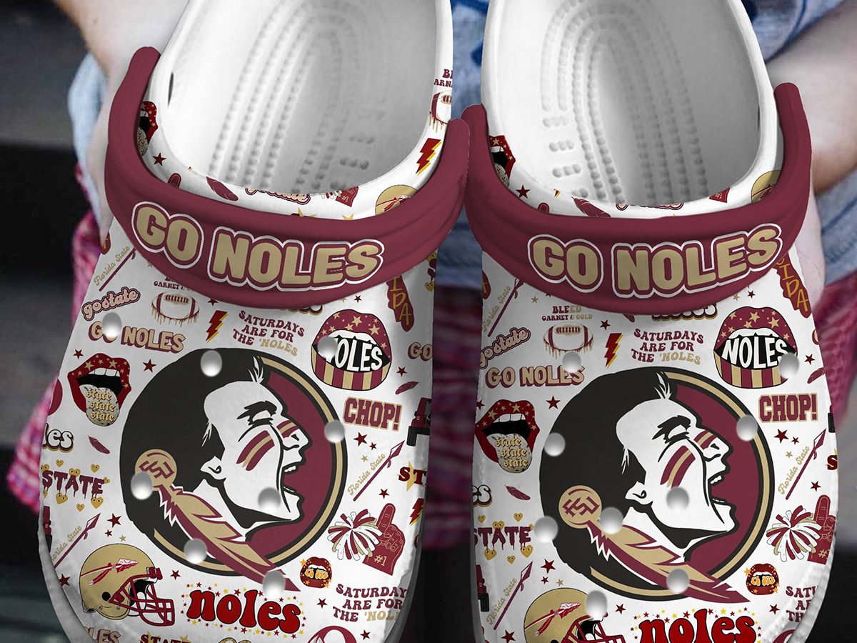 Florida State Seminoles NCAA Go Noles Saturdays Are For The Noles Clogs  Crocs - Growkoc