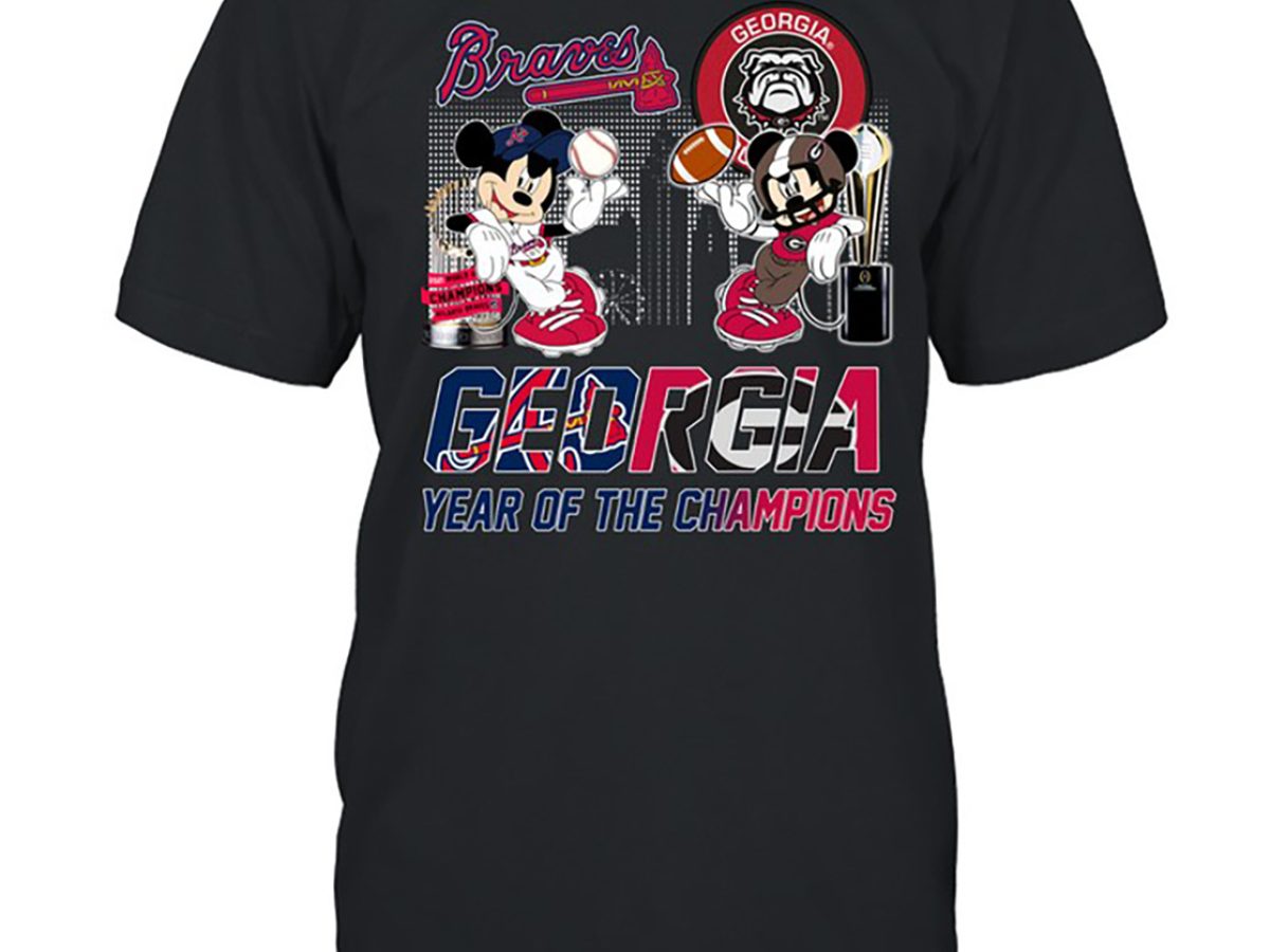 Georgia Bulldogs Braves Hawks City Champions T Shirt - Growkoc