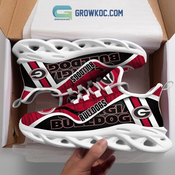 Georgia Bulldogs NCAA Clunky Sneakers Max Soul Shoes