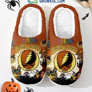 Grateful Dead Happy Halloween House Slippers