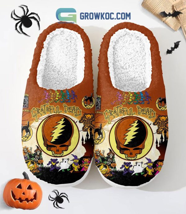 Grateful Dead Happy Halloween House Slippers