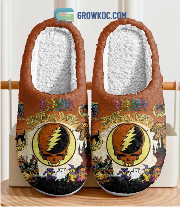 Grateful Dead Happy Halloween House Slippers