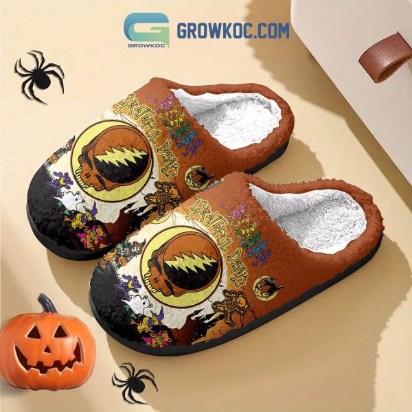 Grateful Dead Happy Halloween House Slippers