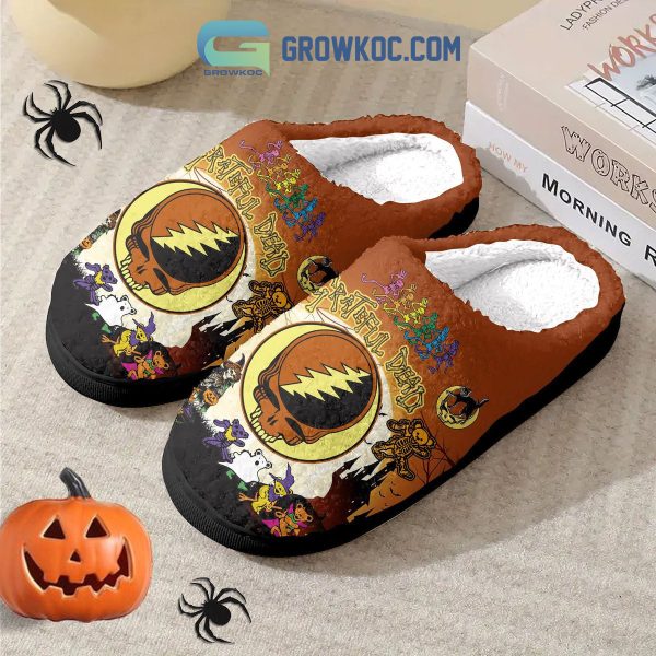 Grateful Dead Happy Halloween House Slippers