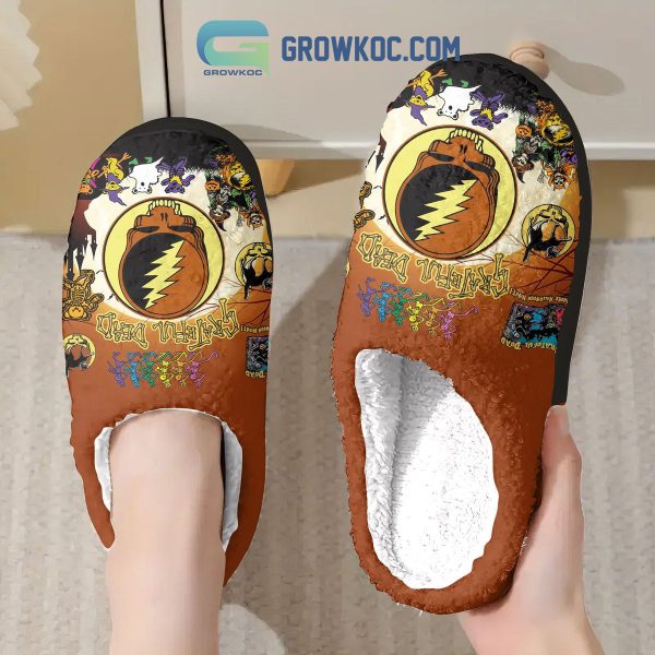 Grateful Dead Happy Halloween House Slippers