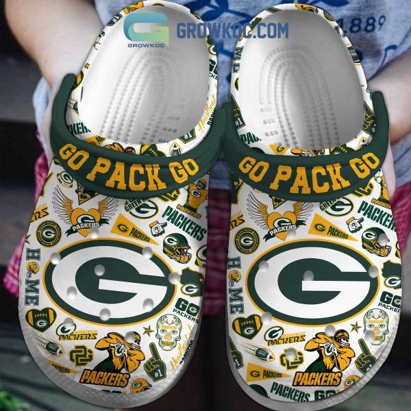 Green Bay Packers Go Pack Go Clogs Crocs