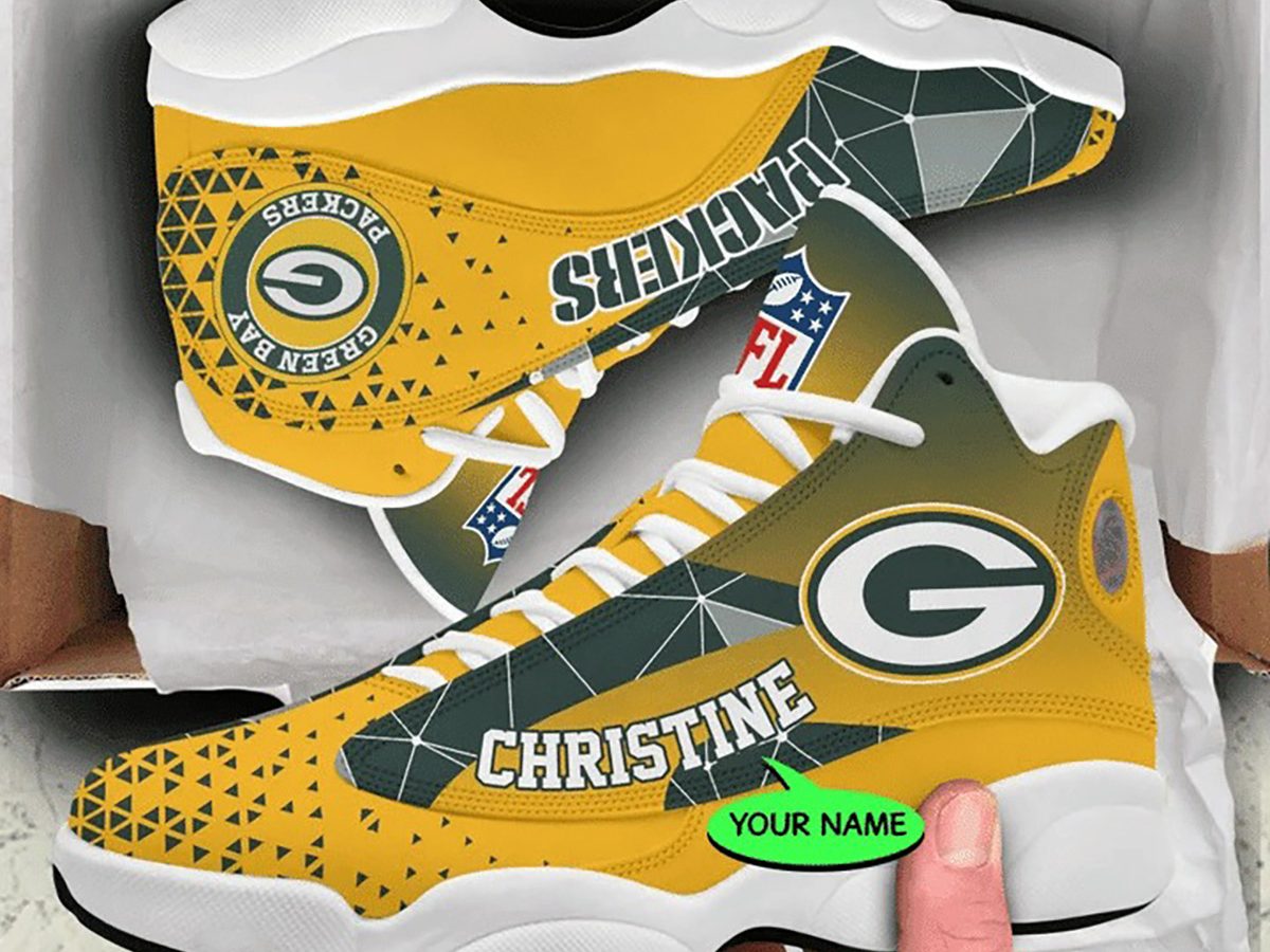 Green Bay Packers Nfl Custom Name Green-White Crocs Clog Shoes