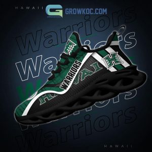 Hawaii Rainbow Warriors NCAA Clunky Sneakers Max Soul Shoes
