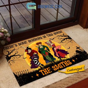 Hocus Pocus There’s Some Horrors In This House Personalized Doormat