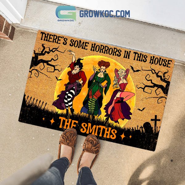 Hocus Pocus There’s Some Horrors In This House Personalized Doormat