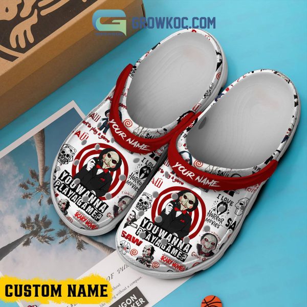 Horror Scary Movies You Wanna Play A Game Personalized Clogs Crocs