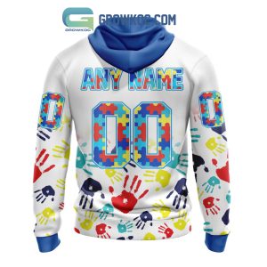 Houston Astros MLB Autism Awareness Hand Design Personalized Hoodie T Shirt