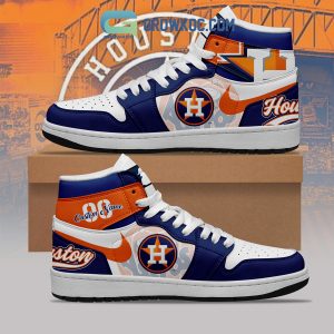 Houston Astros MLB Personalized Air Jordan 1 Shoes