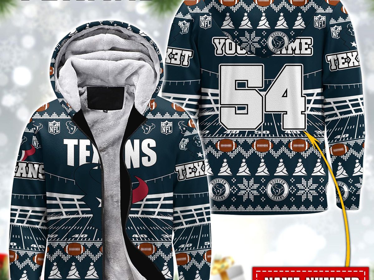 NFL Houston Texans Christmas AOP Cosy Knitted Sweater For Fans - YesItCustom