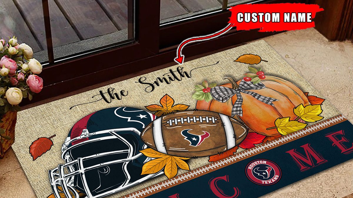 Houston Texans Football Rug