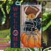 Indianapolis Colts NFL Welcome Fall Pumpkin Personalized House Garden Flag