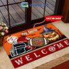 Georgia Bulldogs NCAA Football Welcome Halloween Personalized Doormat