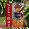 Illinois Fighting Illini NCAA Welcome Fall Pumpkin House Garden Flag