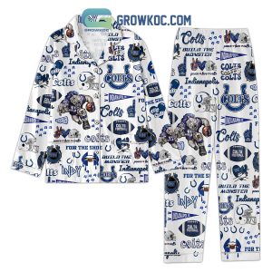 Indianapolis Colts Build The Monster Pajamas Set