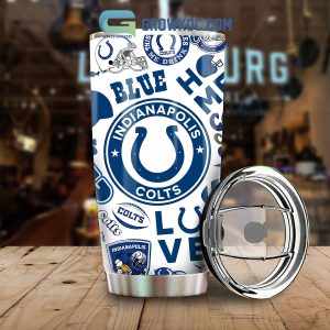 Indianapolis Colts Love Blue Home Tumbler