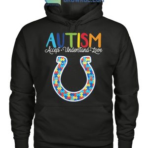Indianapolis Colts NFL Autism Awareness Accept Understand Love Shirt
