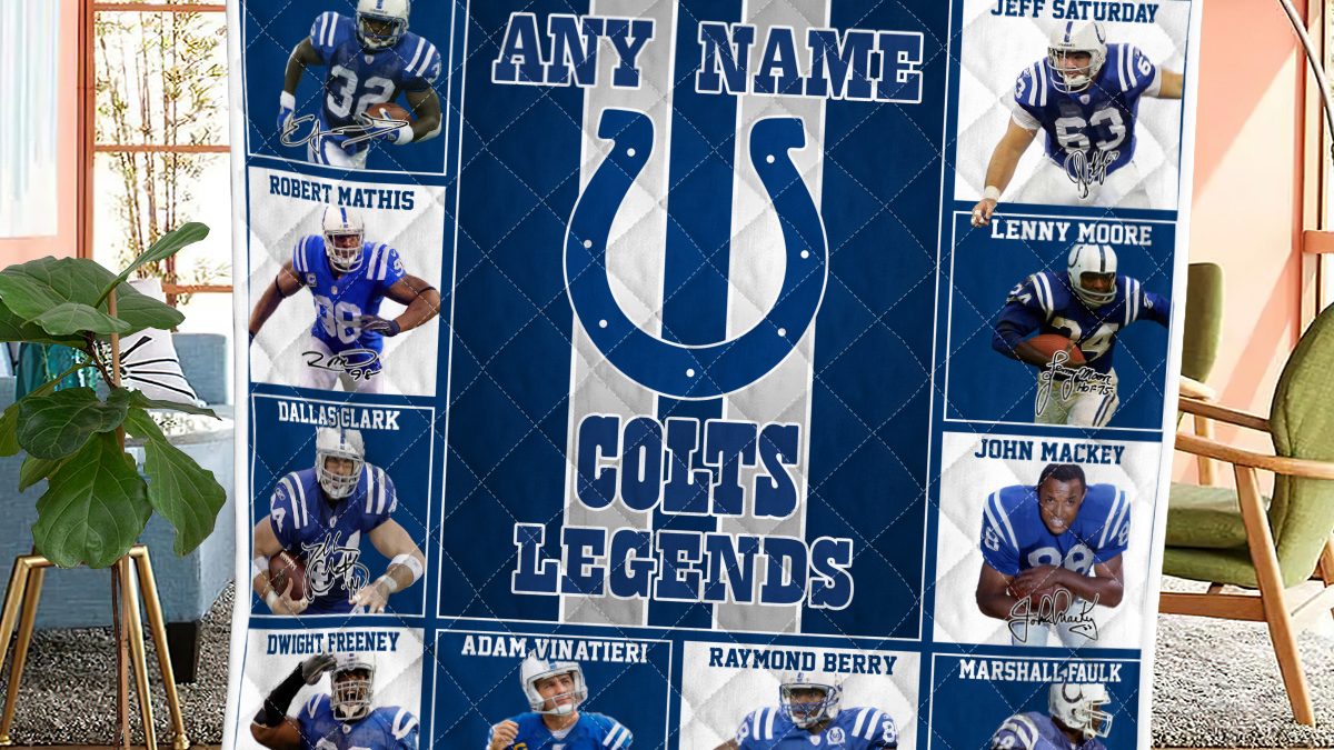 Indianapolis Colts NFL Personalized Name Jersey Print