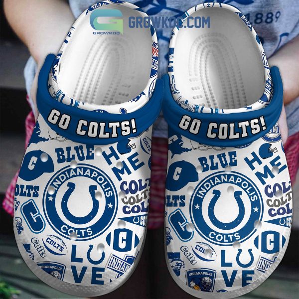 Indianapolis Go Colts Home Blue Clogs Crocs