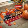 Kentucky Wildcats NCAA Football Welcome Halloween Personalized Doormat
