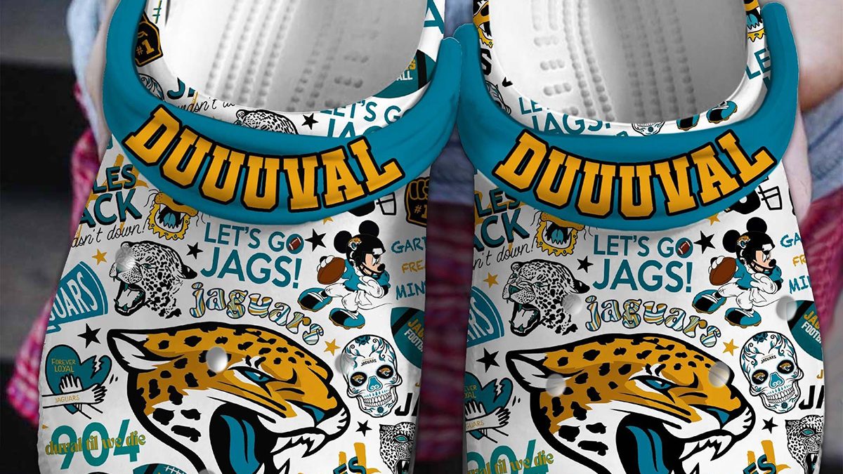 Jacksonville Jaguars Duuuval Let's Go Jags Clogs Crocs - Growkoc