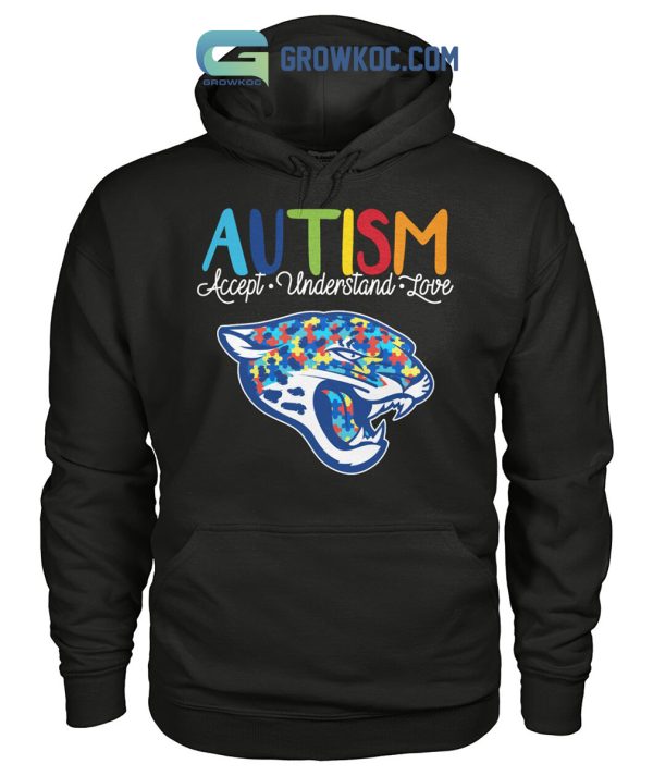 Jacksonville Jaguars NFL Autism Awareness Accept Understand Love Shirt