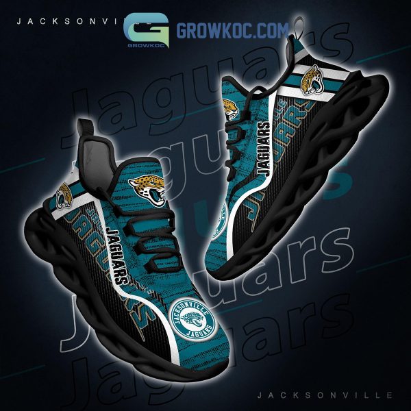 Jacksonville Jaguars NFL Clunky Sneakers Max Soul Shoes