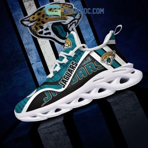 Jacksonville Jaguars NFL Clunky Sneakers Max Soul Shoes - Growkoc