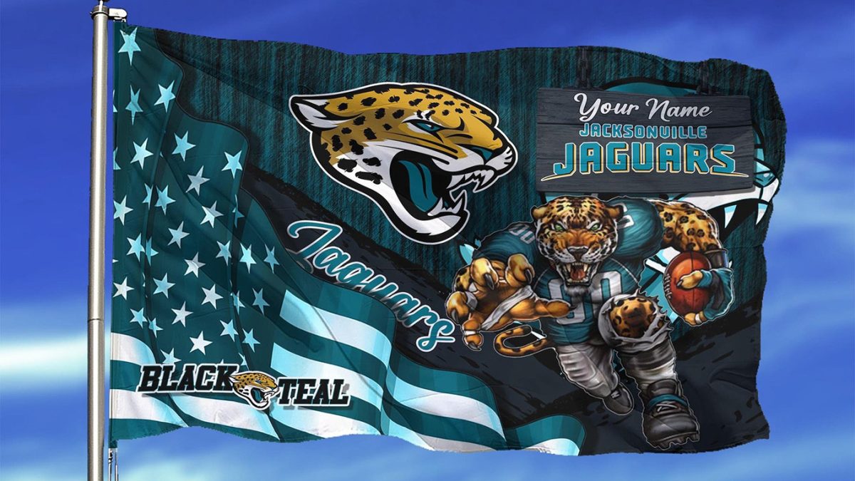 jacksonville jaguars car flag