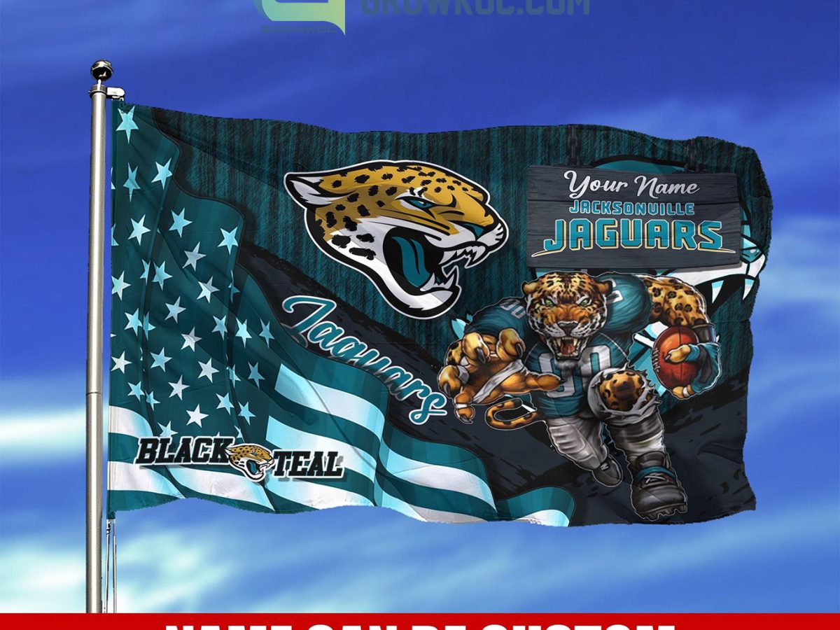 Jacksonville Jaguars Vertical NFL House Flag