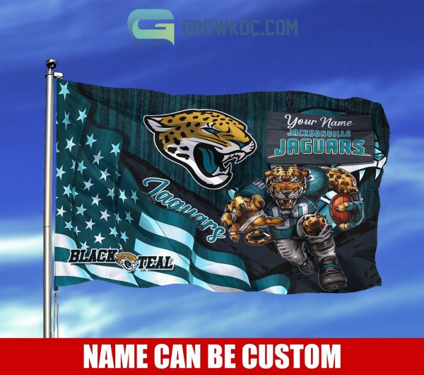 Jacksonville Jaguars NFL Mascot Slogan American House Garden Flag