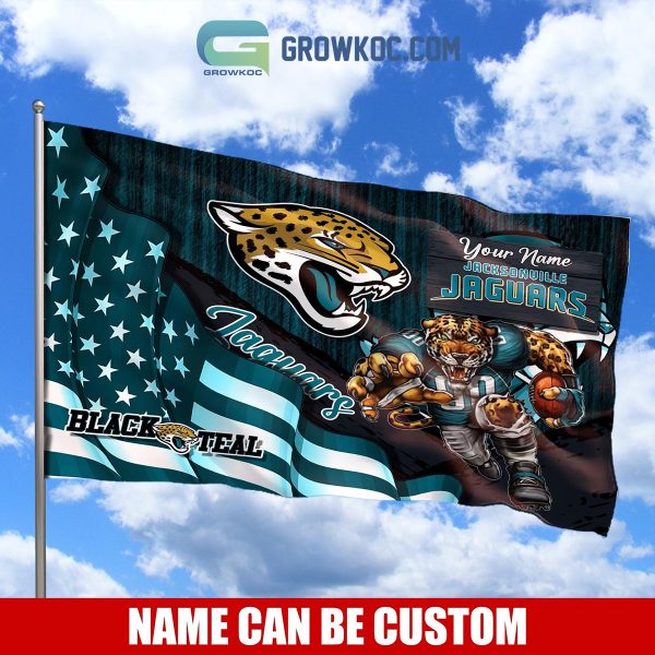 Jacksonville Jaguars NFL Mascot Slogan American House Garden Flag