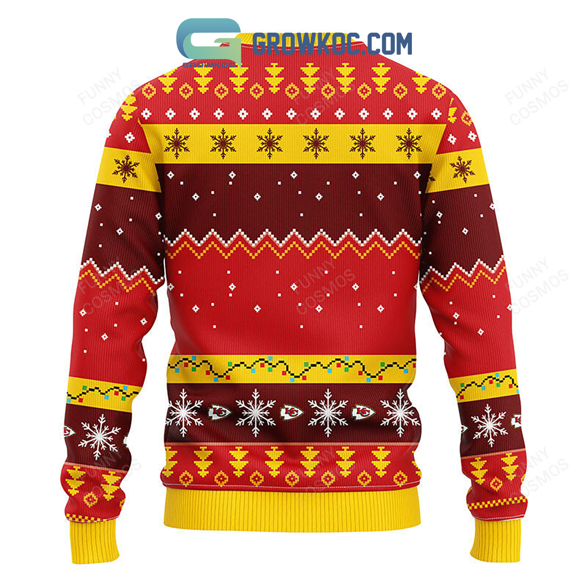 NFL Cleveland Browns Ugly Christmas Sweater Grinch And Scooby-Doo