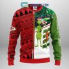 Kansas City Chiefs Grateful Dead Ugly Christmas Fleece Sweater