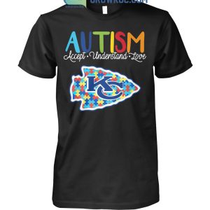 Kansas City Chiefs NFL Autism Awareness Accept Understand Love Shirt