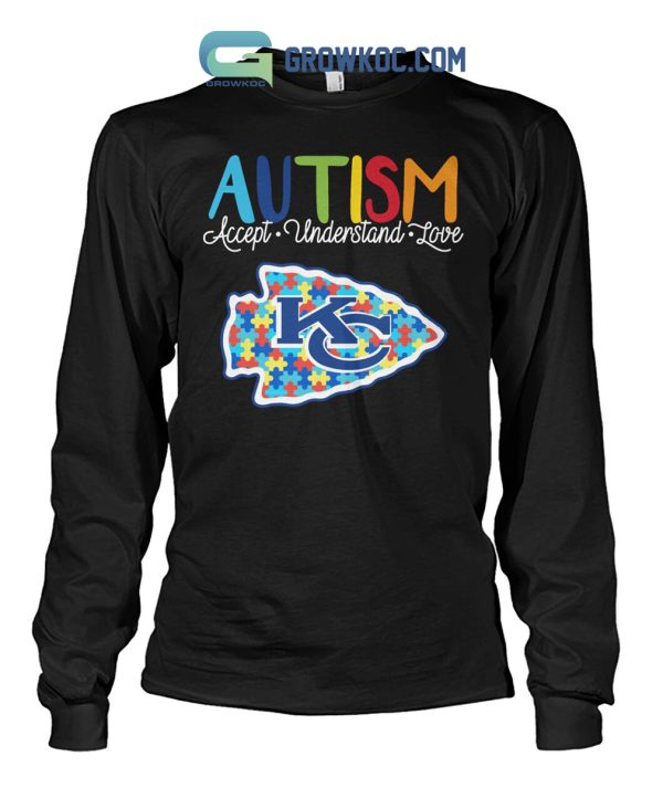 Kansas City Chiefs NFL Autism Awareness Accept Understand Love Shirt