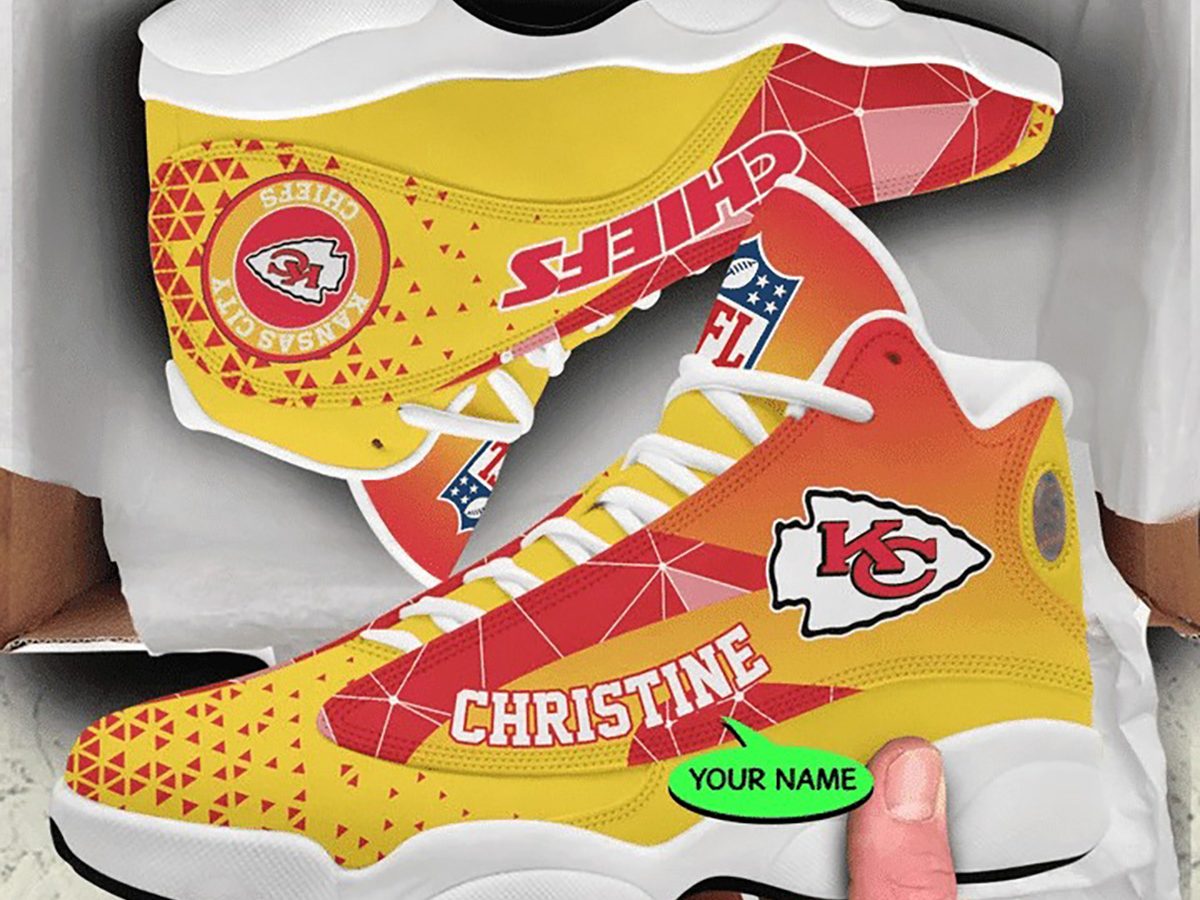 Nfl Kansas City Chiefs Punisher Skull Custom Name Air Jordan 13 Shoes - Hot  Sale 2023