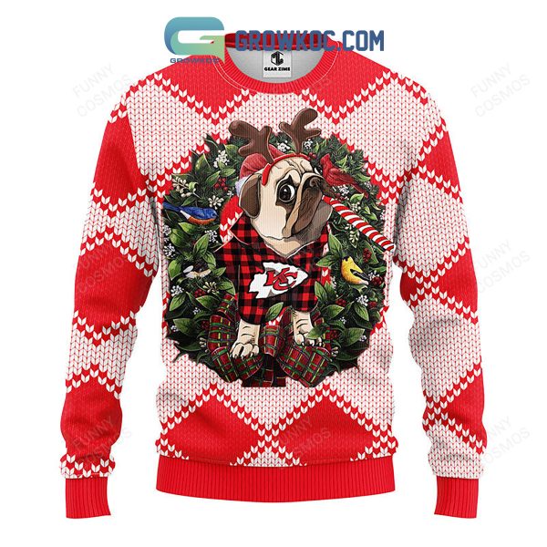 Kansas City Chiefs Pub Dog Christmas Ugly Sweater