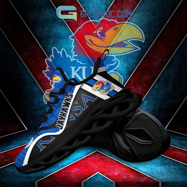 Kansas Jayhawks NCAA Clunky Sneakers Max Soul Shoes
