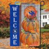 Kansas State Wildcats NCAA Basketball Welcome Fall Pumpkin House Garden Flag