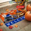 Iowa State Cyclones NCAA Football Welcome Halloween Personalized Doormat