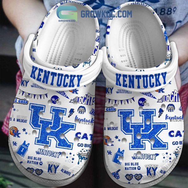 Kentucky Wildcats NCAA Go Big Blue Nation Clogs Crocs