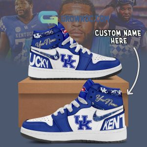 Kentucky Wildcats NCAA Personalized Air Jordan 1 Shoes